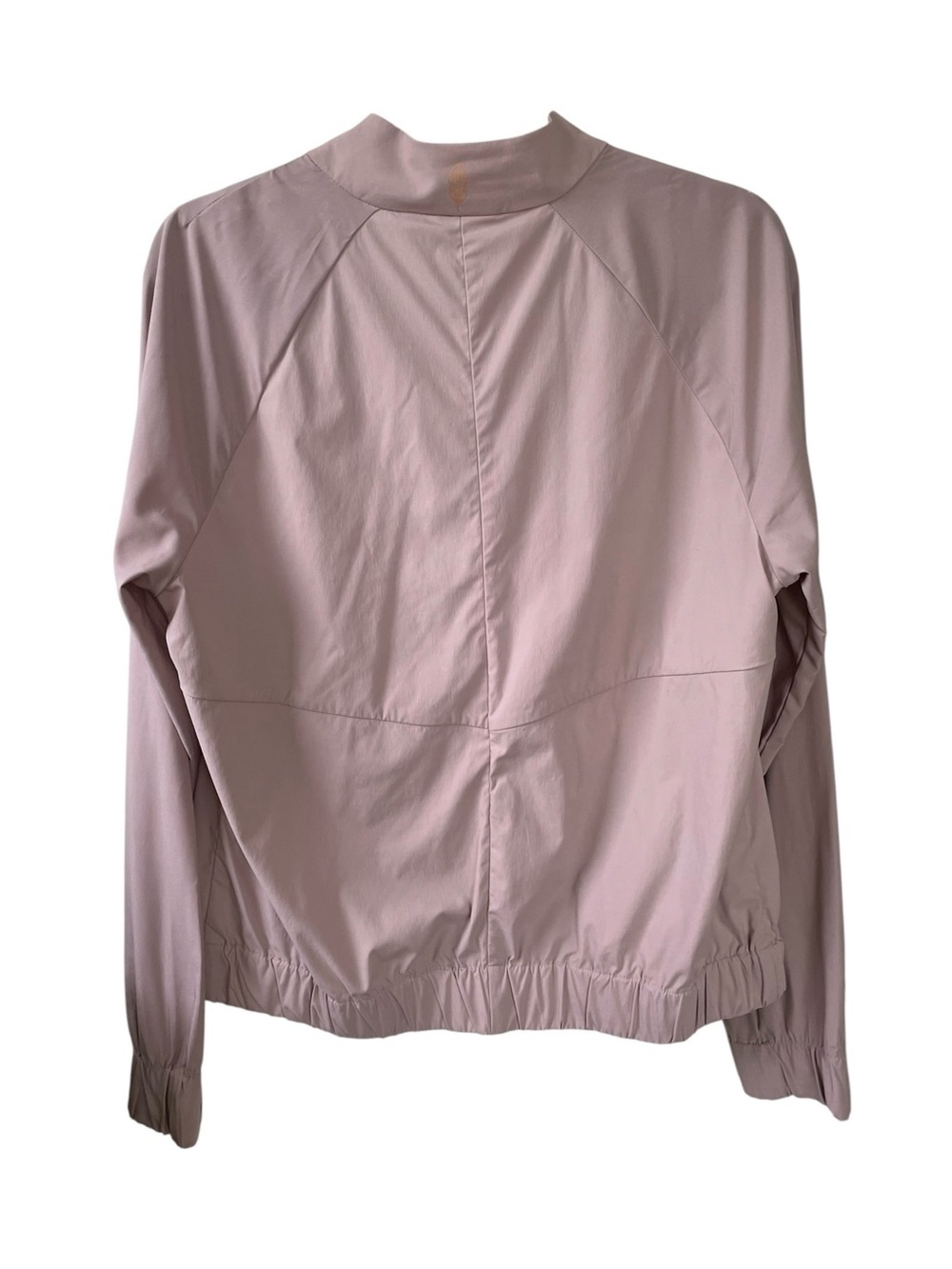 INDYGENA Dusty Mauve Athletic Bomber Jacket Lightweight Zip Front - Picture 4 of 6